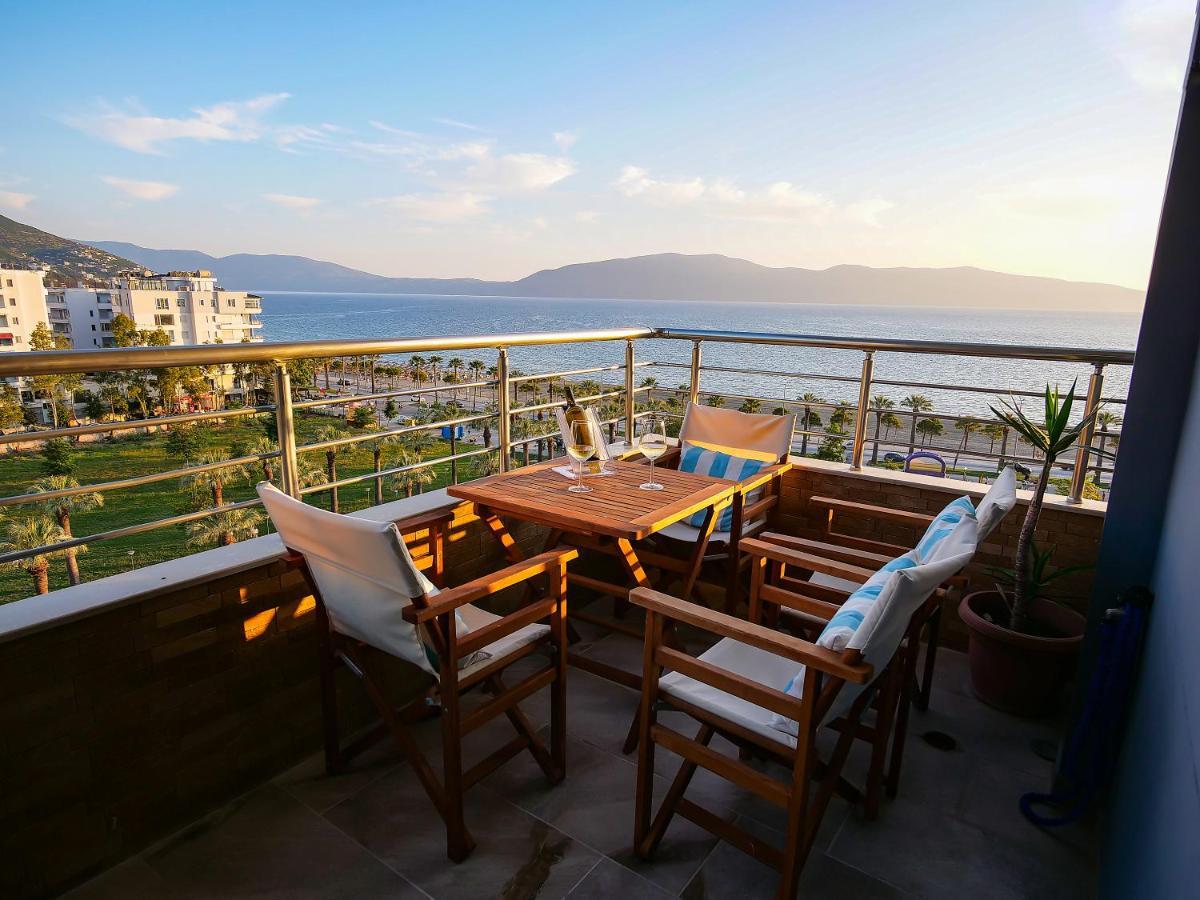 Sea Side Apartment Влёра Экстерьер фото